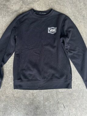 Vans Crewneck Sweatshirt in Black with Logo